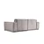 Atelier del Sofa Dvosed Lego 100x76x215cm Sivi