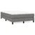 Vidaxl Box spring postelja z vzmetnico temno siva 120x190 cm blago