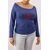Trendyol Curve Ženska bluza Tbbaw26Af00048, Tamnoplava