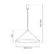 Luster na sajli CAPITAL 1xGX53/15W/230V pr. 60 cm zelena
