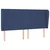 Vidaxl Box spring postelja z vzmetnico modra 180x200 cm blago