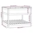 Sadilica s policom siva 111,5x111,5x81 cm od masivne borovine
