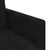 Set sofe 2 pcs Crna 138 x 78 x 80 cm Baršun