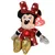 Disney TY DISNEY Minnie Mouse Plišasta igračka z zvokom, plišasta igračka BEANIE BABIES Sparkle, senzorična igračka 20 cm