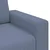 Vidaxl Dvosed moder 180x77x82 cm žametno blago