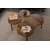 Hanah Home Set klub stolova Marlo, 2 komada, Boja oraha