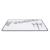 Tastatura + miš + podloga Gamdias Hermes E4 bela