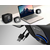 Natec PUG, Stereo Speakers 2.1, 11W RMS (Subwoofer 5W, Satellites 6W), USB power, 3.5mm Connector, Black ( NGL-2111 )