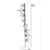 Aberto Design Podna lampa Simay, 155 cm, E27, Zlatne boje
