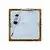 LED ugradno svetlo SQUARE LED/18W/230V 4200K 22x22 cm braon