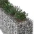 Gabionski uzdignuti krevet 2 pcs Srebrno 330 x 50 x 80 cm