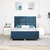 vidaXL vidaXL Postelja Modra 140x190 cm Tkanina, (22048964)