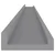 Zidne police 4 kom sive 115 x 9 x 3 cm