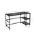 Hanah home Radni sto 130x75x60cm Crno-Sivi