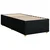Vidaxl Box spring postelja z vzmetnico črna 90x200 cm blago