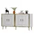 Hanah Home Konzola Arno KB150, 150x75x35 cm, Belo-zlatne boje