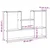 Zidna polica crna 99x15x60 cm konstruirano drvo