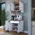 Hanah Home višenamenski ormarić JE272, 90,2 cm, beli / orah