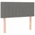 Vidaxl Box spring postelja z vzmetnico temno siva 100x200 cm blago