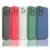 Maska Clear color za iPhone 12 Pro Max crvena.