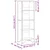 Regal za knjige boja hrasta 50x31x137,5 cm konstruirano drvo
