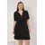 Trendyol Curve Ženska haljina Tbbss25Ah00189, Crna