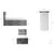 Boxspring postelja Rivia - 90x200 cm