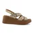 Mona Shoes Ženske sandale, Soft uložak, Kožne, Bež