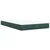 Vidaxl Box spring postelja z vzmetnico temno zelen 120x190 cm žamet