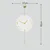 Wallity Zidni sat Mclock-00115, 37x80x7 cm, Zlatne boje