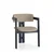 Hanah Home Trpezarijska stolica CO 58x76x49cm Crno-Krem