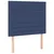 Vidaxl Box spring postelja z vzmetnico modra 90x190 cm blago