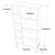 Hanah Home Polica 72x133,6x25,5cm Bež-Antracit