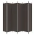 vidaXL Paravan 6-delni rjav 300x220 cm blago