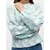 OBJECT Bluza OBJMya pastelno modra/bela