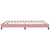 Box Spring krevet bez madracem ružičasti 180x220 cm baršun