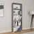 Hanah Home Polica za knjige Lucas 1600-111, 64x182x25 cm, Siva