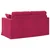 Sofa Vinska crvena 138 x 78 x 80 cm Baršun