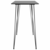 Barski stol crni 120 x 60 x 105 cm