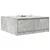 stol za kavu s ladicama beton sivi 100x100x40 cm