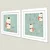 Wallity Slika 2P3333BCT-003, 2 dela, 33 x 68 cm