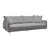 Mega Sofa Kiss svetlosiva