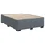 Vidaxl Box spring postelja z vzmetnico temno siva 140x200 cm žamet