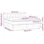 Vidaxl Box spring postelja z vzmetnico temno rjava 160x200 cm blago