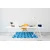 Decormat Podloga za stol Three -dimensional graphics 140x100 cm 2 cm