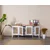 Hanah Home Konzola Mount, 80x180x41 cm, Bela-hrast