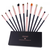 Docolor set kistova - 12 Pieces Eye Makeup Brush - Black / Rose Gold (DC1201)