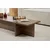 Hanah Home Klub sto Harbor, 120x30x45 cm, Boje oraha