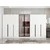 Hanah Home ormar sa reflektujućim staklom Nisa 20609, 360 cm, beli