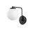 Opviq Zidna lampa E27 Socket, Crna